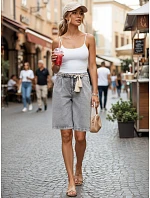 Dámské džínové šortky šedé FashionStreet SY0510