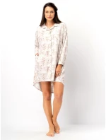 Dámská košile bez knoflíků Key LND 567 B25 dl/r 2XL-4XL