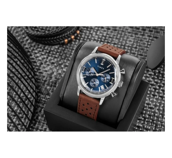 Pánské hodinky TIMEX Marlin® Chronograph Tachymeter TW2W10200 + BOX