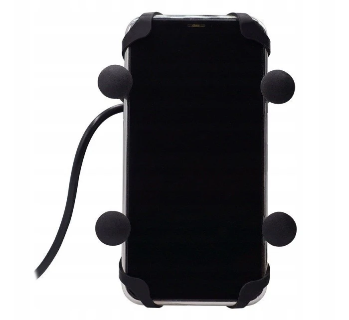 Držák a nabíječka telefonu FreedConn MC7C + držák na rám hlavy BM2R