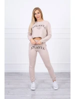 Sada Atlanta s potiskem béžová Sada Atlanta s potiskem béžová