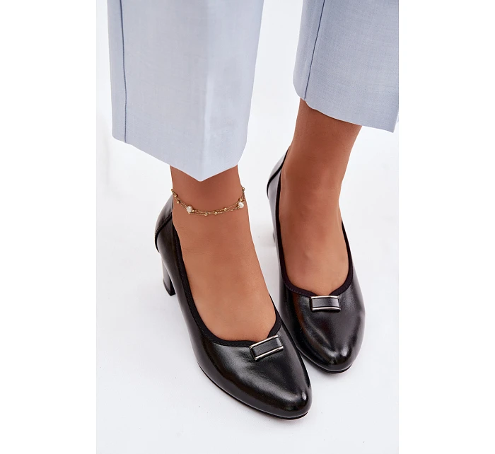 Lodičky na podpatku Vinceza 58622 Černé Lodičky na podpatku Vinceza 58622 Černé