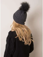 Dámská čepice 8.71 tmavě šedá