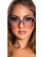 Dámské sexy obdélníkové sluneční brýle BR3493 fialové - See You