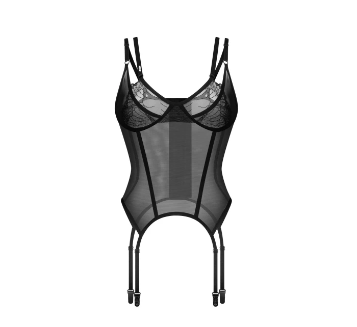 Dámský svůdný korzet Arrowel černý - Obsessive