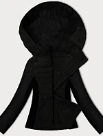 Dámská bunda z lepené tkaniny J Style černá (16M9223-392)