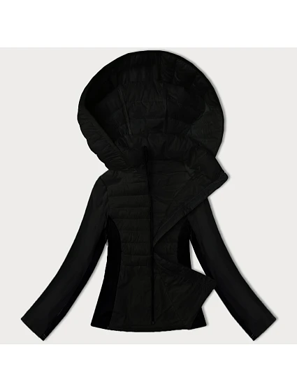 Dámská bunda z lepené tkaniny J Style černá (16M9223-392)