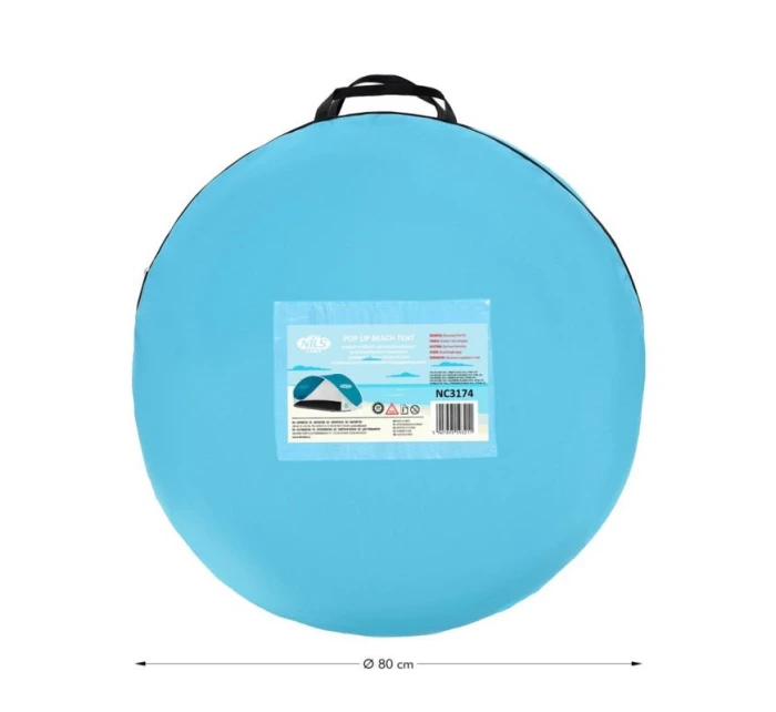 skládací plážový stan NILS  šedý model 21332463 - Nils Extreme