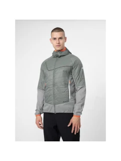 Pánská ekologická trekingová bunda 4F 4FSS23TDJAM101-24S primaloft® black insulation