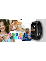 GIEWONT Smartwatch Black and White 2 Stripes GW200-2 GIEWONT Smartwatch Black and White 2 Stripes GW200-2