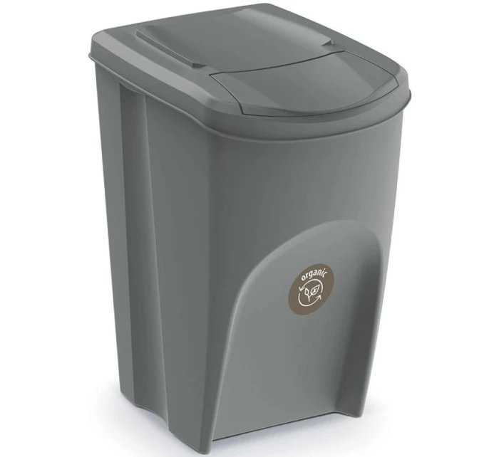 Odpadkové koše 35 l SORTIBOX SET4 PACKY ŠEDÉHO KAMENE dětské