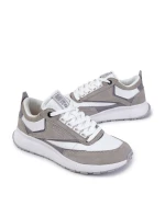Pánské sportovní boty Big Star KK174021 Bílá a šedá Pánské sportovní boty Big Star KK174021 Bílá a šedá