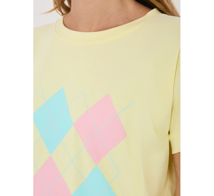 Bluzka RV BZ model 22102602 jasny żółty - FPrice Bluzka RV BZ model 22102602 jasny żółty - FPrice