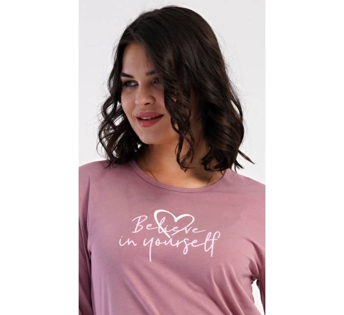 Dámské pyžamo dlouhé Believe Dámské pyžamo dlouhé Believe