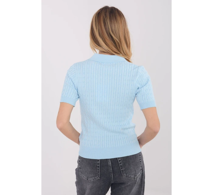 Svetr s krátkým rukávem  model 222826 Factory Price