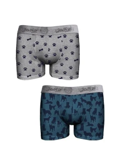 Pánské boxerky John Frank JF2BEF34 2pack