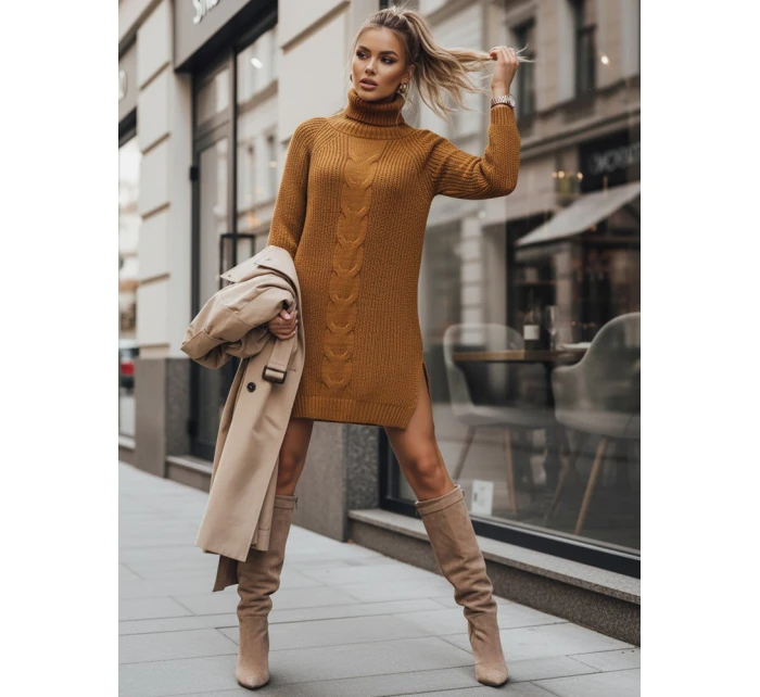 MERCIA dámský hořčicový svetr FashionStreet MY1876