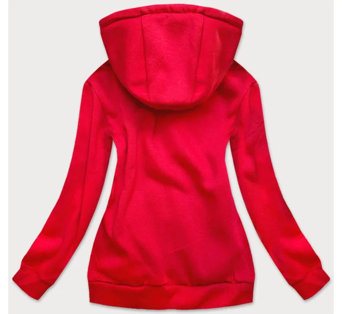 Červená dámská sportovní mikina (W03-18)