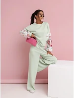Ležérní souprava s rukávy a širokými nohavicemi model 22049180 - Moon Ležérní souprava s rukávy a širokými nohavicemi model 22049180 - Moon