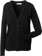 Russell Athletic 715F Dámský pletený cardigan s výstřihem do V 11.715F black