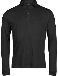 Tee Jays TJ 1442 Pima polo s dlouhým rukávem 18.1442 black