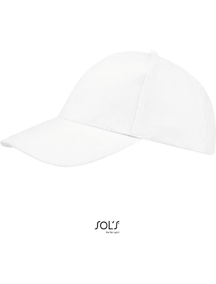 SOL'S 6 panelová baseballová kšiltovka white model 22460837 SOL'S 6 panelová baseballová kšiltovka white model 22460837