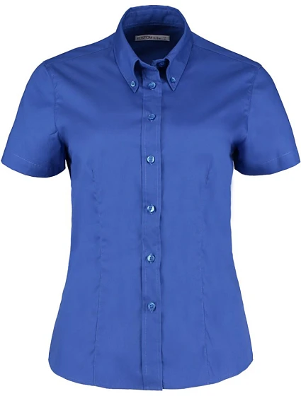 Kustom Kit KK 701 (6-24) Halenka Oxford s krátkým rukávem 43.0701 royal Kustom Kit KK 701 (6-24) Halenka Oxford s krátkým rukávem 43.0701 royal