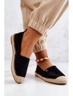 Dámské semišové espadrilky Černá model 21578460 - EVENTO Dámské semišové espadrilky Černá model 21578460 - EVENTO