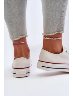 Nízké dámské tenisky Big Star NN274274 Bílé Nízké dámské tenisky Big Star NN274274 Bílé