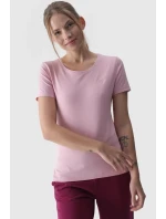 Dámské Hladké Tričko S Růžové model 21668570 - 4F