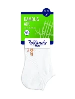 Krátké pánské bambusové ponožky BAMBUS AIR IN-SHOE SOCKS - BELLINDA - bílá