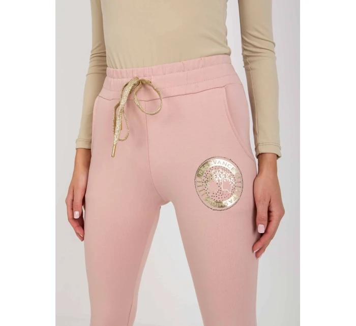 Tepláky RV DR 6650.81P světle růžová