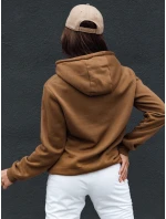 Dámská mikina BASIC s kapucí hnědá Dstreet model 21978597 - FashionStreet Dámská mikina BASIC s kapucí hnědá Dstreet model 21978597 - FashionStreet