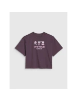 Dívčí oversize top s potiskem 4F 4FJRSS25TTSHF2587-50S Dívčí oversize top s potiskem 4F 4FJRSS25TTSHF2587-50S