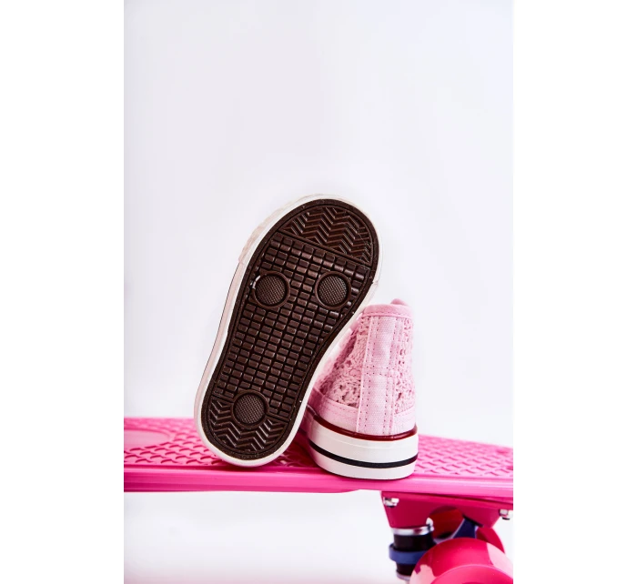 Dětské vysoké tenisky Pink Mona Dětské vysoké tenisky Pink Mona