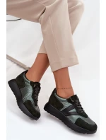 Dámské tenisky na platformě Vinceza 58561 tmavě zelené