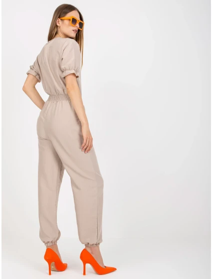 Kombinezon CA KO model 19755091 ciemny bezowy - FPrice Kombinezon CA KO model 19755091 ciemny bezowy - FPrice