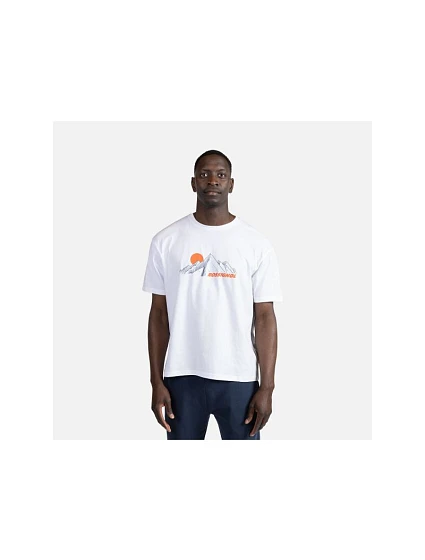 Pánské tričko ROSSIGNOL Waterfall Tee, bílé Pánské tričko ROSSIGNOL Waterfall Tee, bílé