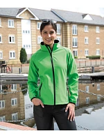 Result R 231F Dámská 2-vrstvá softshell bunda "Printable" 30.231F charcoal/black