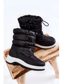 Dětské Sněhule On Slider Big Star KK374235 Černe