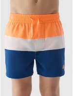Chlapecké plážové šortky typu boardshorts 4F - oranžové Chlapecké plážové šortky typu boardshorts 4F - oranžové