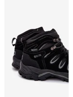 Pánské kožené trekové boty Big Star HI-POLY SYSTEM – černé