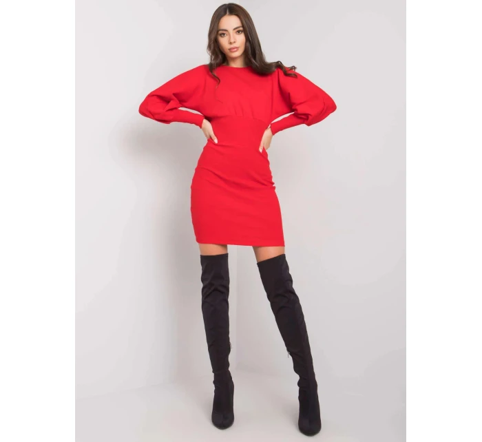 Dámské šaty RV SK model 21819211 Červená - FPrice Dámské šaty RV SK model 21819211 Červená - FPrice
