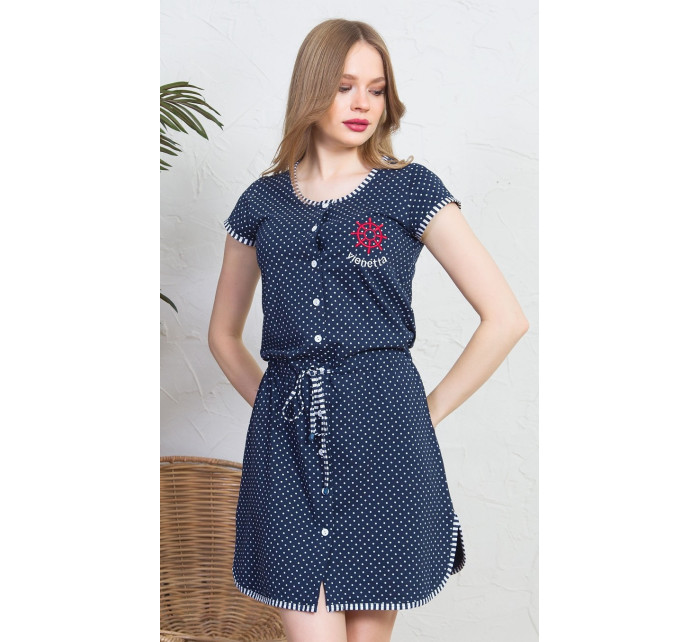 Dámské domácí šaty s krátkým rukávem model 14952170 - Vienetta