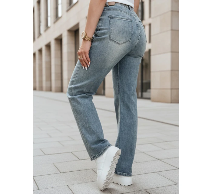 Dámské džínové kalhoty se širokými nohavicemi LOSSLEG blue FashionStreet UY2672 Dámské džínové kalhoty se širokými nohavicemi LOSSLEG blue FashionStreet UY2672