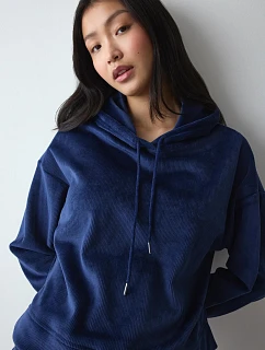 Velour Rib Hoodie - Admiral - TRIUMPH Admiral - TRIUMPH