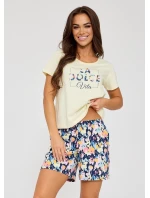 Pyžamo model 21908873 Dolce Vita kr/r SXL dámské - Cornette Pyžamo model 21908873 Dolce Vita kr/r SXL dámské - Cornette