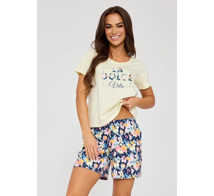 Pyžamo model 21908873 Dolce Vita kr/r SXL dámské - Cornette Pyžamo model 21908873 Dolce Vita kr/r SXL dámské - Cornette