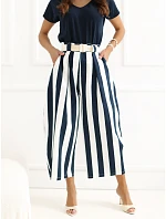 IT kalhoty SP 976981.30 tmavě modrá a bílá