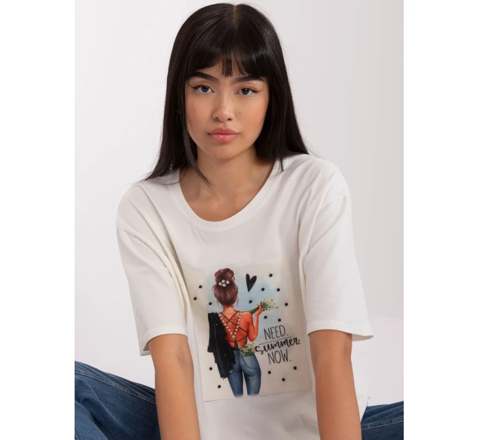 Tričko LK TS 509353.25P ecru